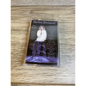 Barbra Streisand One Voice Cassette Tape 1987 Columbia Live Concert‎ CT40788